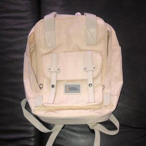 Cream colored backpack